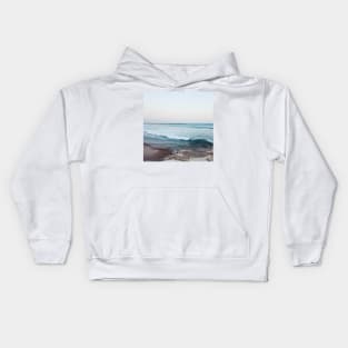 Calm Ocean Waves Kids Hoodie